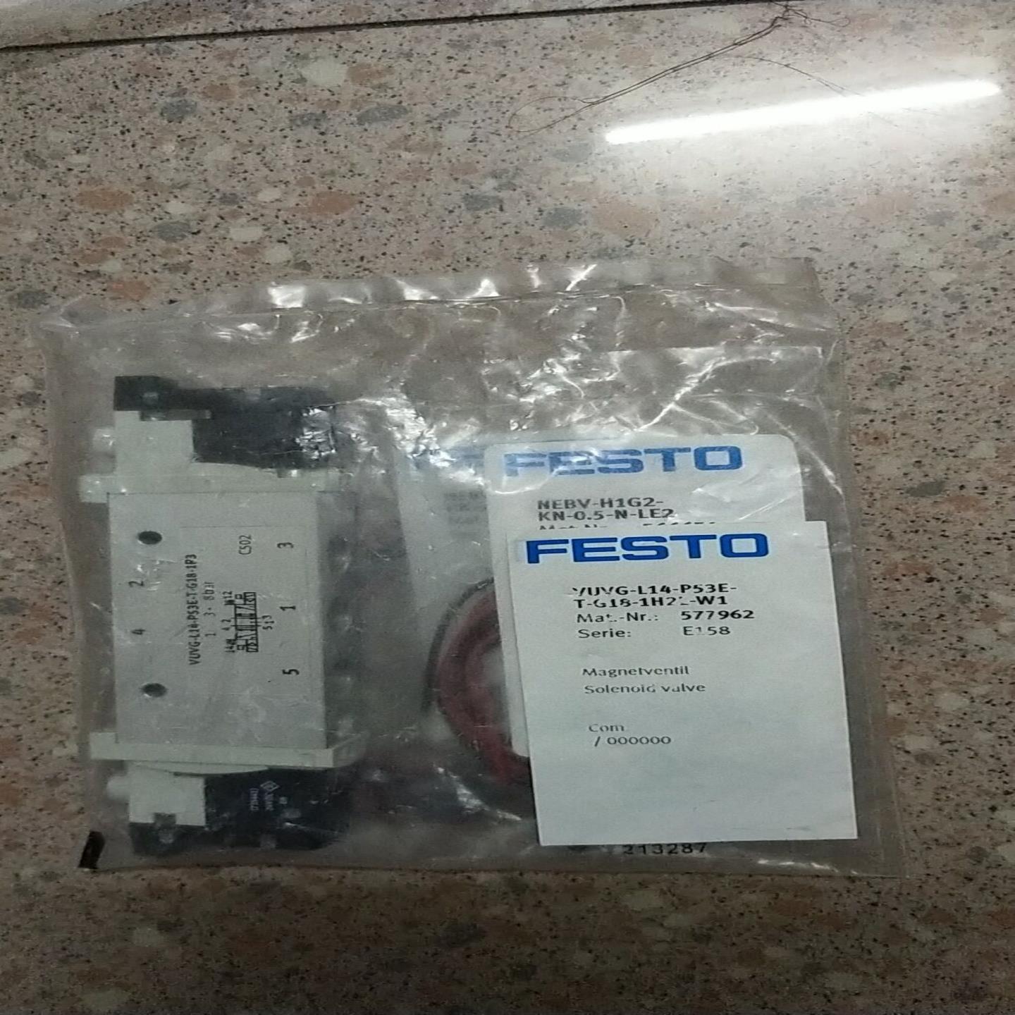 全新原装费斯托 FESTO 577962 VUVG-L14-P53E-T-G18-1H2L-W1 现货