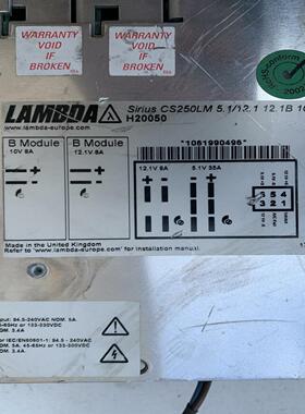 拆机 SIRIUS CS250LM 51121 121B10B 仪器设备电源上海现货