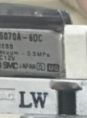 SMC 小型三通电磁阀 S070A-6DC 现货