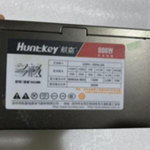 航嘉 多核WD600 电源 额定600W 台式机主机带6P口 支持背部走线