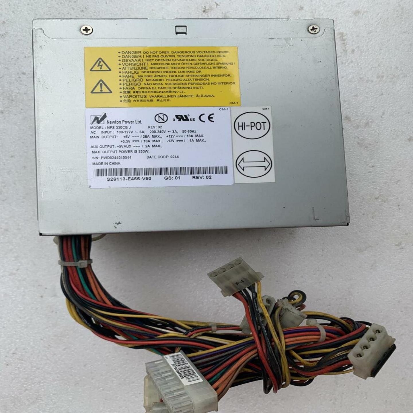 工业工控机电源 NPS-330CB J S26113-E466-V50 工业电源