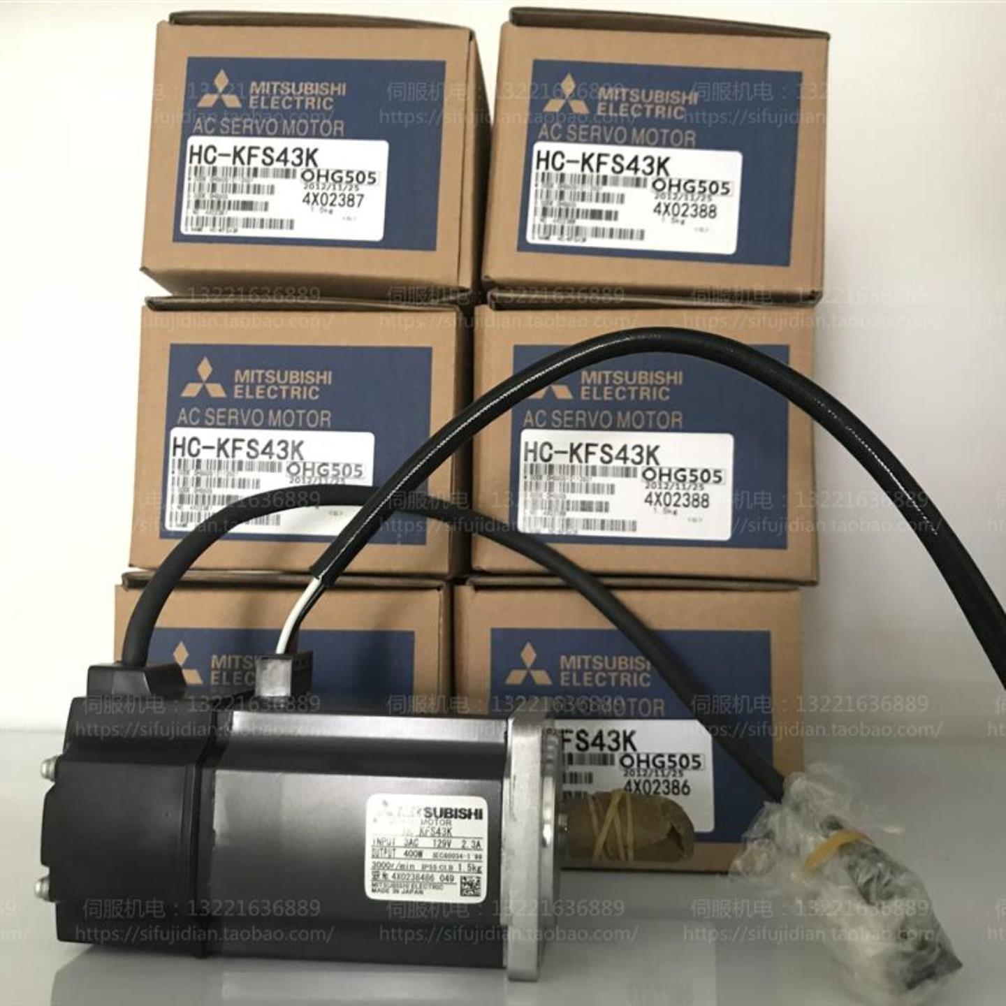 议价HC-KFS43K 伺服电机马达HC-KFS43BK HC-KFS43 HC-KF43