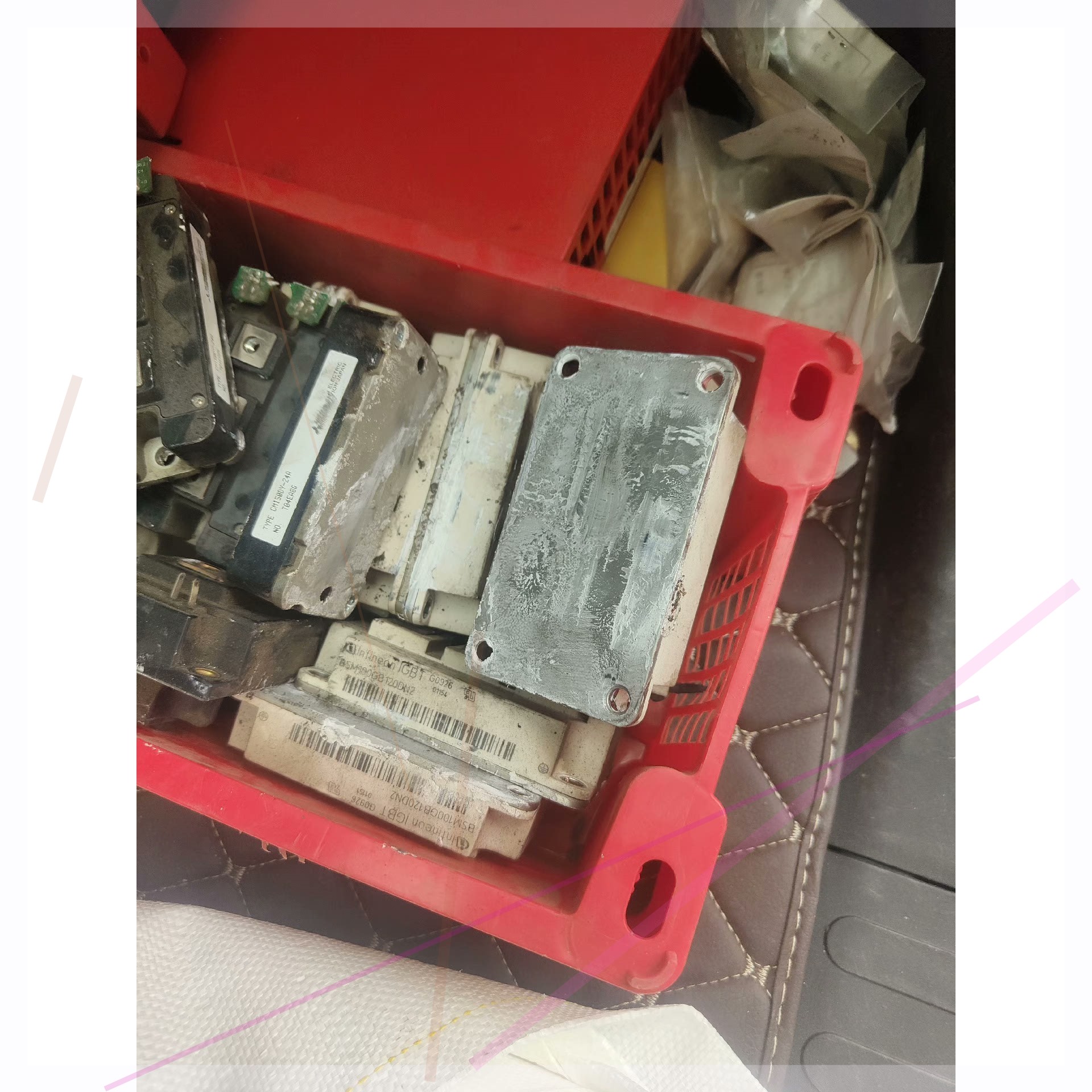 拆机BSM100GB120DN2能包好成色自己回去擦挺不