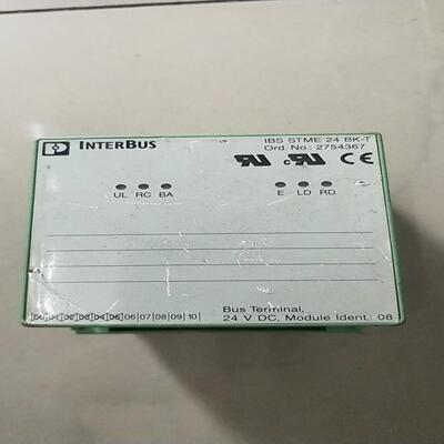 拆机正品菲尼克斯 2754367 IBS STME 24 BK-T 带底座 2754341*