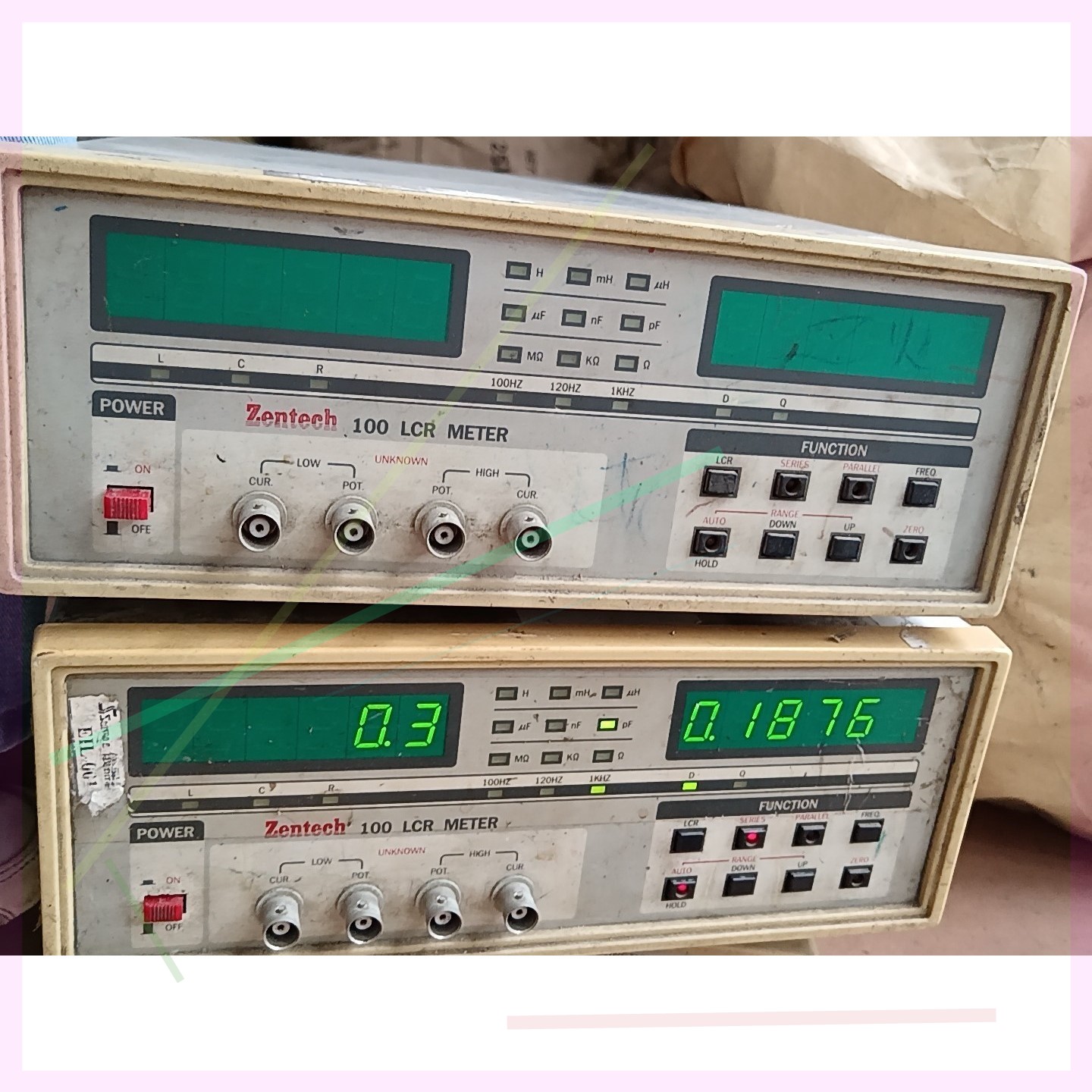 铨华100LCR电桥1k电桥包正常使用裸机共两台都