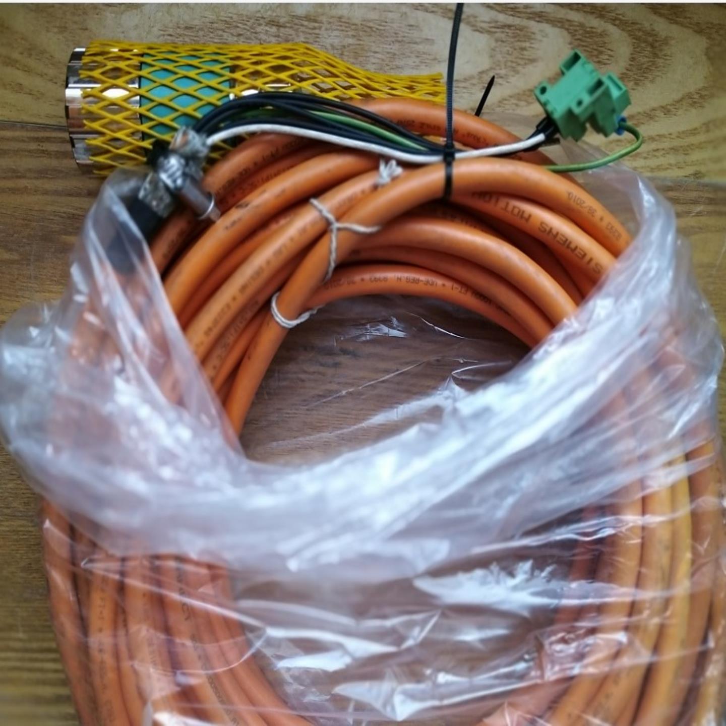 伺服电机动力连接线 6FX5002-5DA21-1BF0  15M 6芯 带抱闸