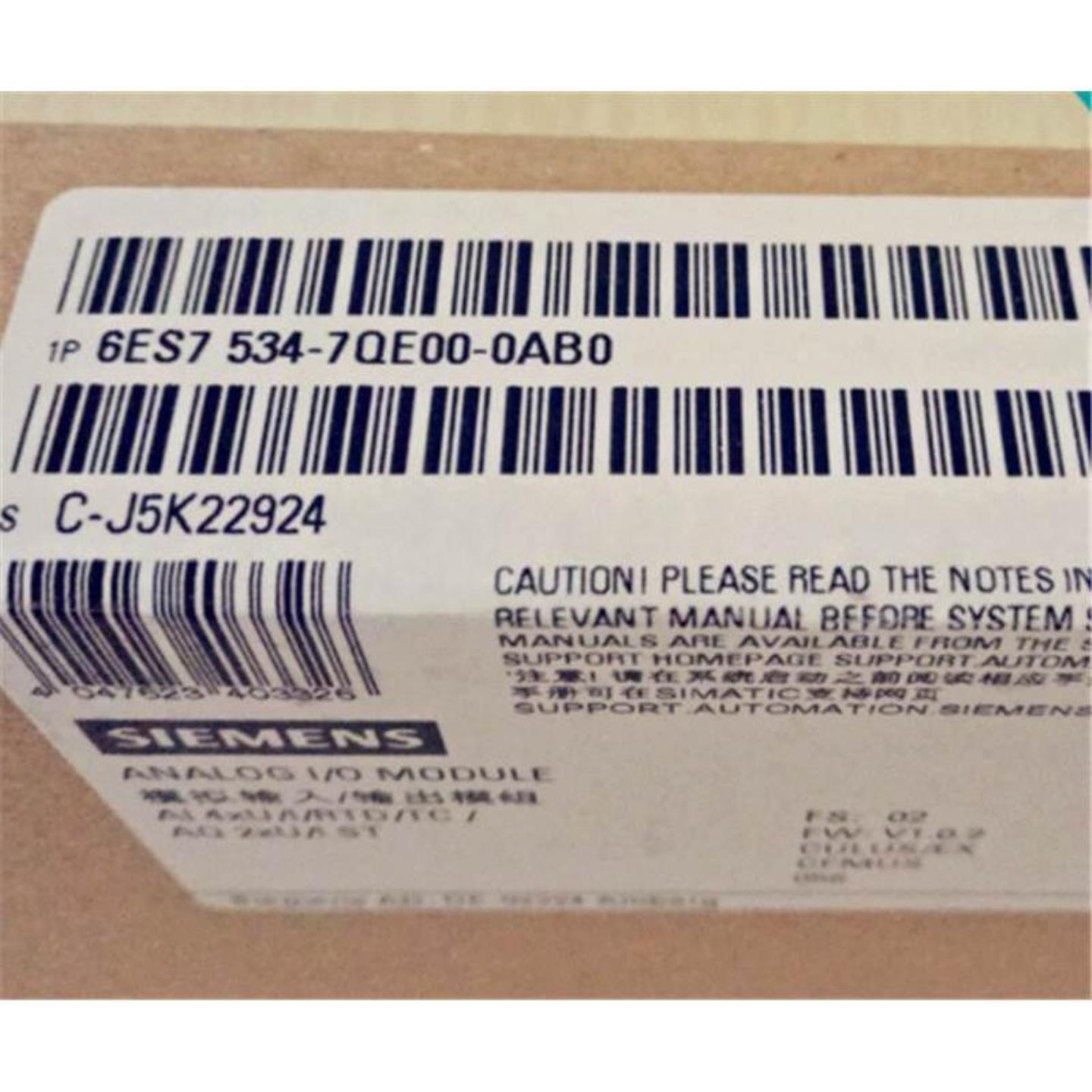 议价6ES7534-7QE00-0AB0 SM534模拟量输入输出6ES75347QE00