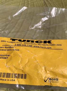 图尔克金属连接器接头 CMBSD-8141-0PG9 4芯全新原装拍前请询价