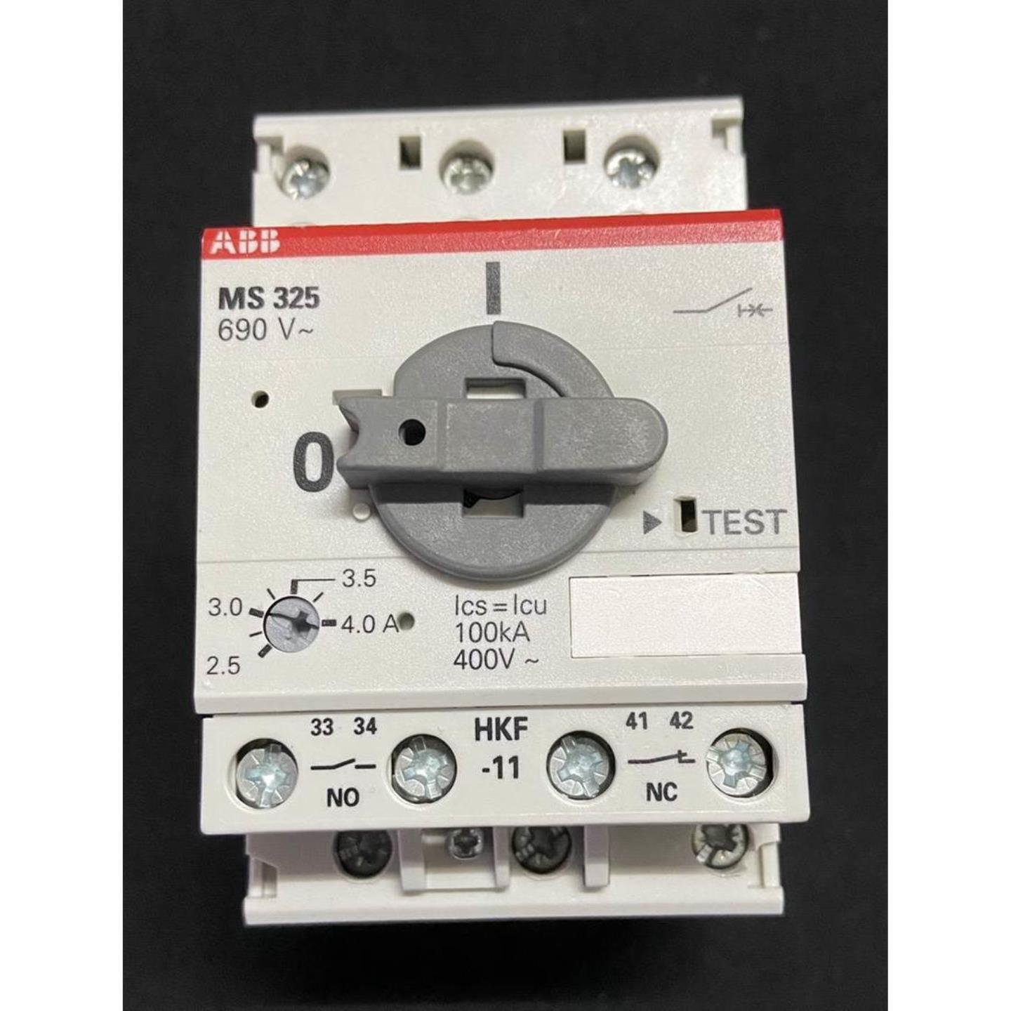 ABB马达断路器 MS325-40+HKF-11