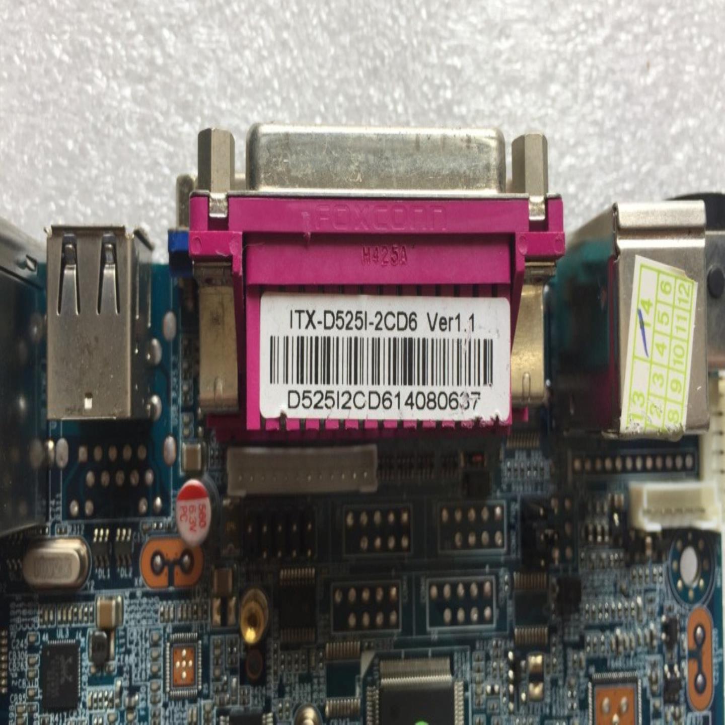 原装拆机  ITX-D525I-2CD6 DDR3 工控 pos机 主板 17*17 上海现货