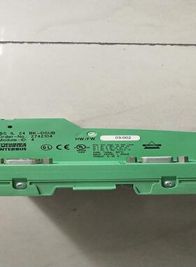 拆机正品菲尼克斯 2742104 IBS IL 24 BK-DSUB 现货*