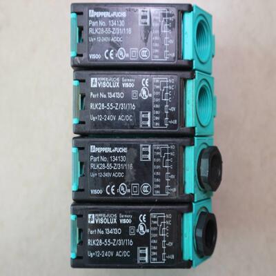 二手P+F倍加福 光电开关传感器  RLK28-55-Z31116   13430 现货