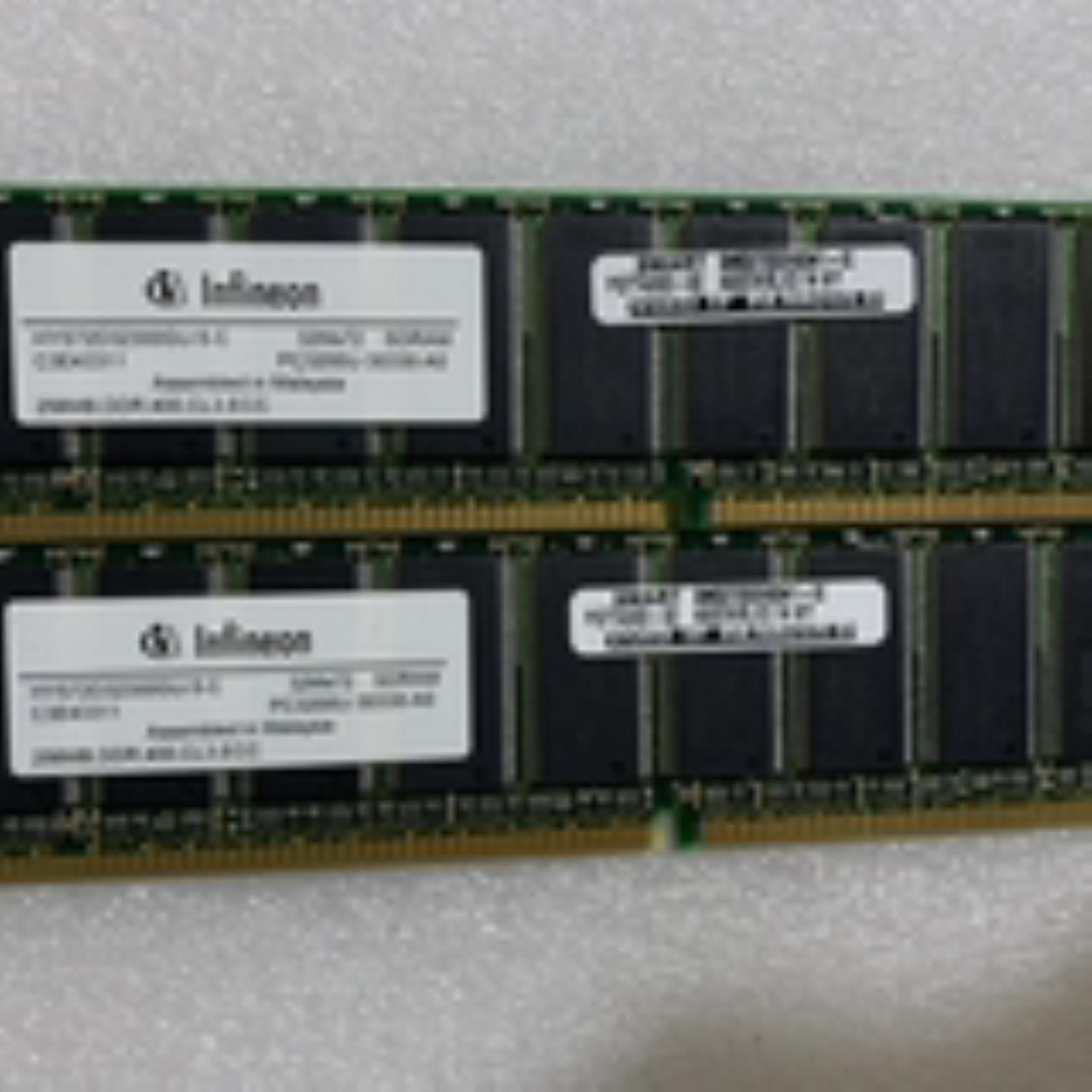 HYS72D32300GU-5-C 英飞凌256MB DDR PC3200U-30330-A0台式机内存