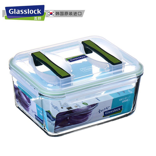 glasslock钢化玻璃手提式保鲜盒