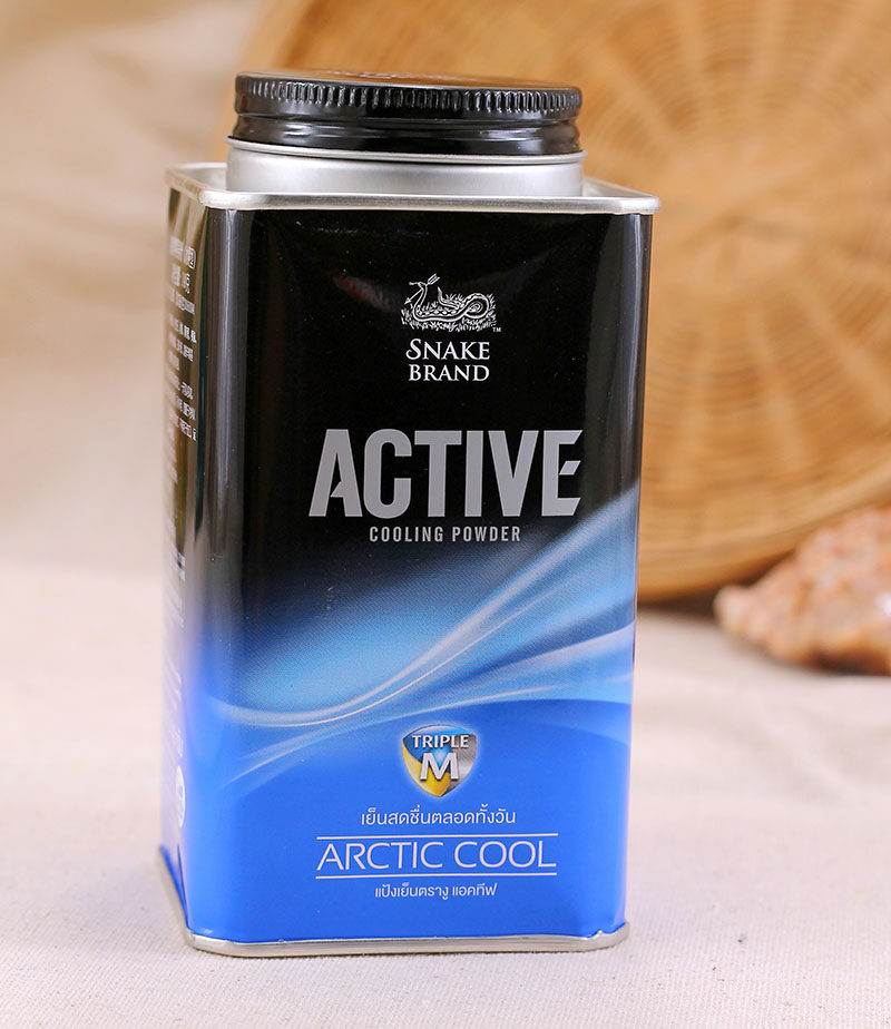 泰国圣乐蛇牌蛇粉爽身特效痱子140g男女士清凉香体止汗去异味进口