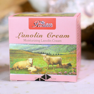 澳洲诺珊娜绵羊油保湿霜绵VE面霜女男补水保湿滋润儿童维E乳100g