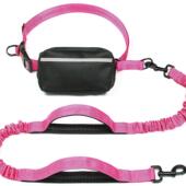 跨境热销宠物运动跑步腰包多功能狗狗牵引绳狗带狗绳子