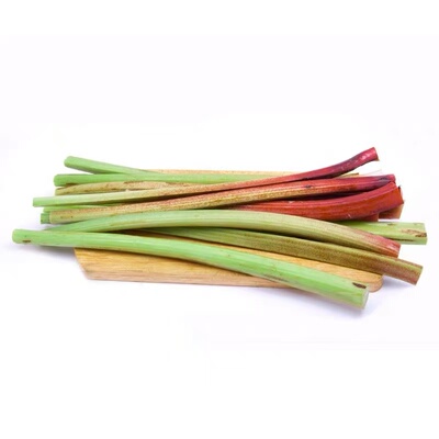 新鲜大黄大黄茎西餐沙拉