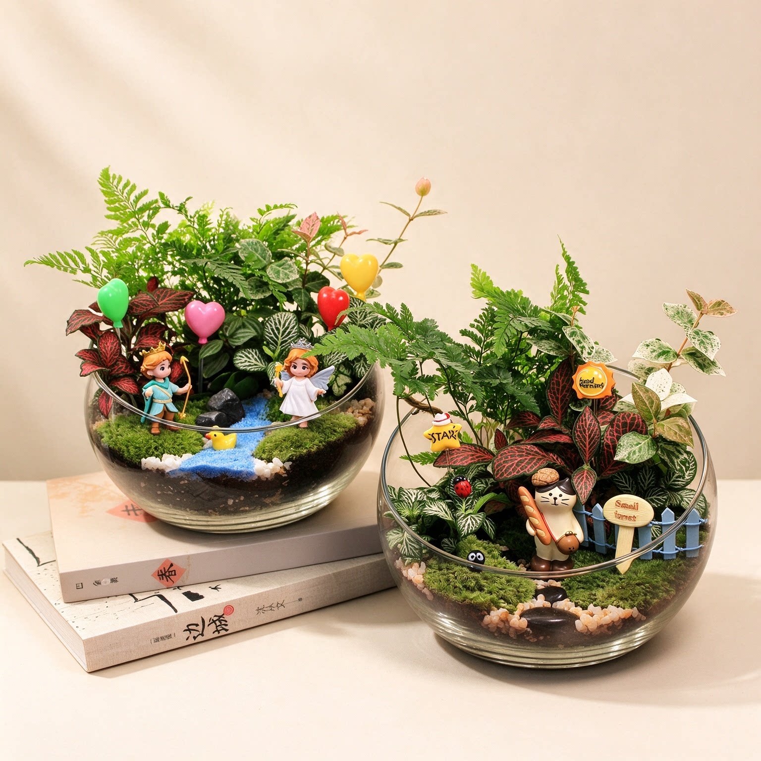 苔藓微景观生态瓶材料包ins风创意桌面迷你绿植物DIY盆栽生日礼物