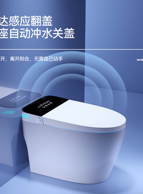 上海益高全自动翻盖智能马桶坐便器下沉式水箱无水压限制清洗烘干