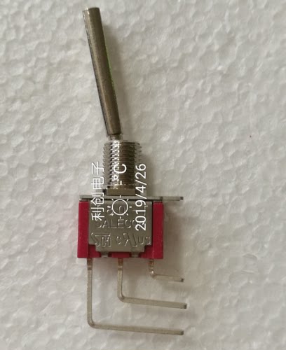 T8019LU2HB脚2档侧弯电源切换开关卧式船形摇头开关航模专用开关
