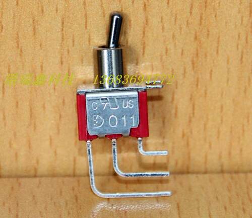 T8019L单路侧弯三脚两档M6.35钮子开关德利威Q11摇头开关1MS1