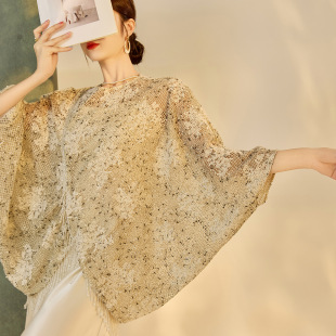 高级感镂空蕾丝流苏上衣女 新中式 早秋新款 轻奢衬衫 N8022 时尚