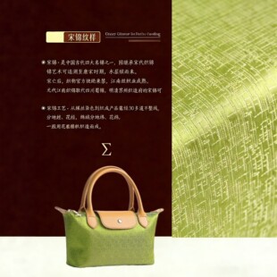 菲遗锦物 新中式 宋锦织锦拼牛皮龙骧包单肩时尚 BB318 意夏