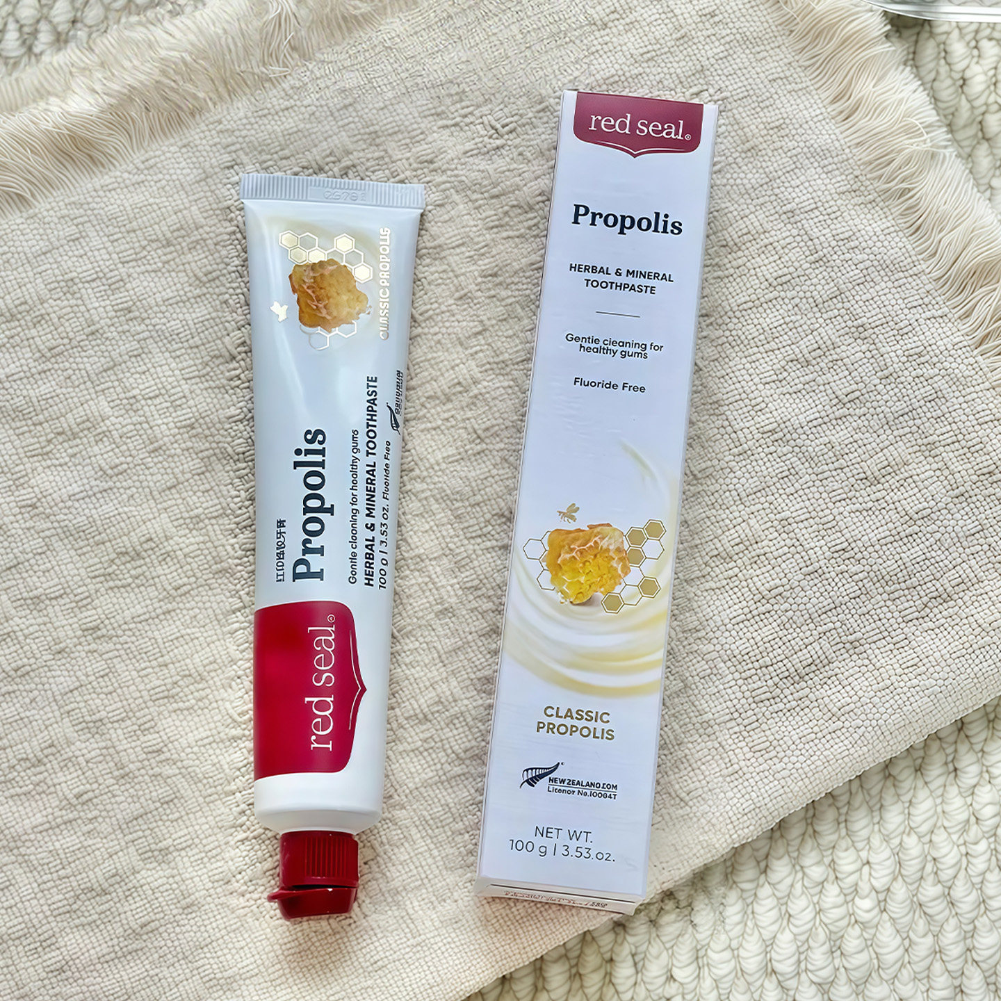 新西兰Redseal蜂胶牙膏护龈无氟