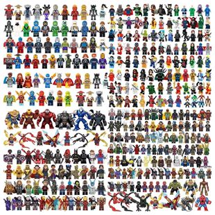 兼容积木小人仔幻影忍者人仔复仇者联盟公仔男孩拼装益智玩具