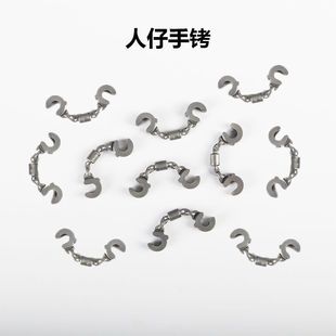 军事警察人仔积木配件手铐小偷罪犯儿童拼装 MOC玩具男孩