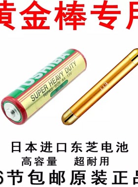 日本正品黄金美容棒东芝1.5V 5号AA原装R6P24k专用电池6节包邮