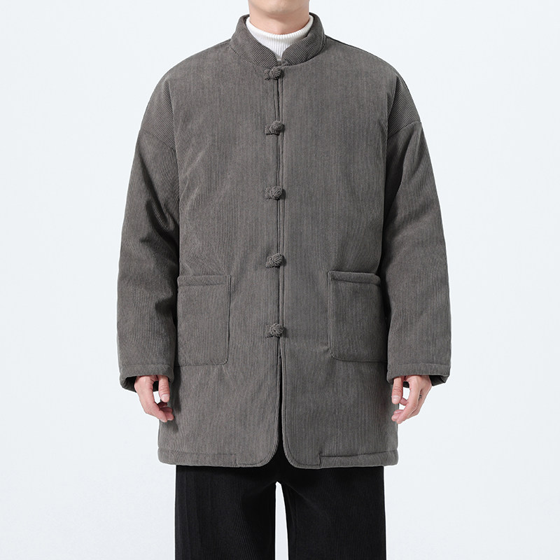 冬季风唐装棉衣大码复古中式保暖加厚外套男A118-MY6609P165,男装棉衣,电商A118