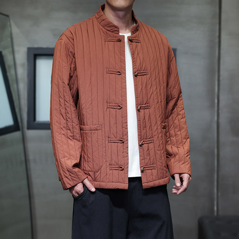 2025春季风中式夹克唐装汉服条纹大码青年外套A118-A8812P115,男装夹克,电商A118
