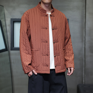 2025春季风中式夹克唐装汉服条纹大码青年外套A118-A8812P115图片