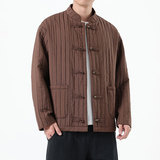 春季风男装夹克新中式唐装汉服复古铜扣外套A118-A8812P115，男装夹克，电商A118