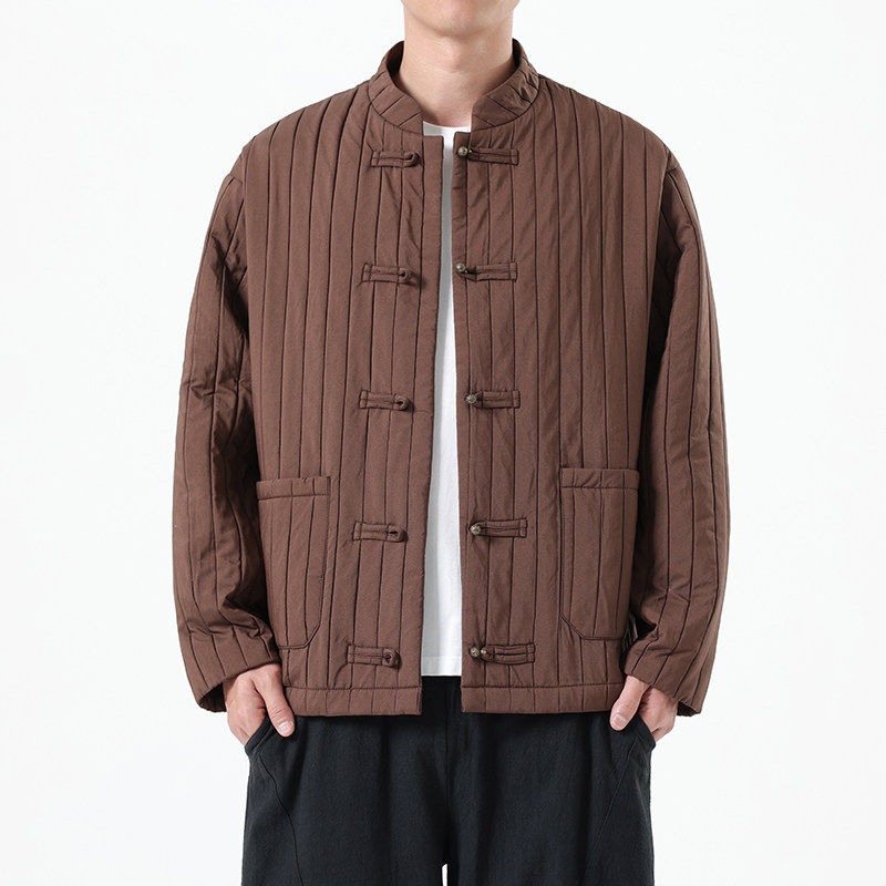 春季风男装夹克新中式唐装汉服复古铜扣外套A118-A8812P115图片