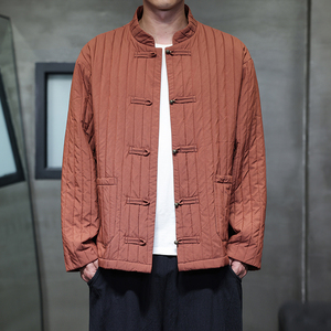 2025秋季风男装夹克中式唐装汉服条纹大码外套A118-A8812P115图片
