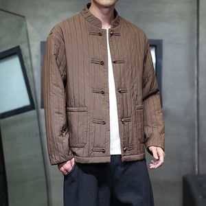 2025春季风中式复古夹克唐装汉服青年外套宽松A118-A8812P115图片