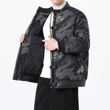 冬季风唐装棉衣复古龙纹刺绣保暖男士外套A118-MY6617P155,男装棉衣,电商A118,电商基地 冬季风唐装棉衣复古龙纹刺绣保暖男士外套A118-MY6617P155,男装棉衣,电商A118,电商基地