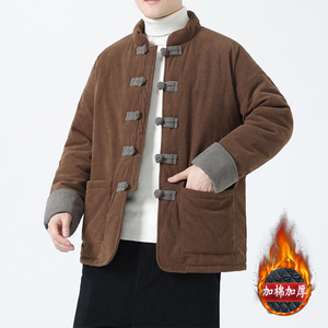 冬季风棉衣唐装外套加厚保暖中式袄子男MY09-P140图片