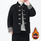 冬季风灯芯绒棉衣唐装中式外套加厚保暖棉袄男A118-MY09P140，男装棉衣，电商A118