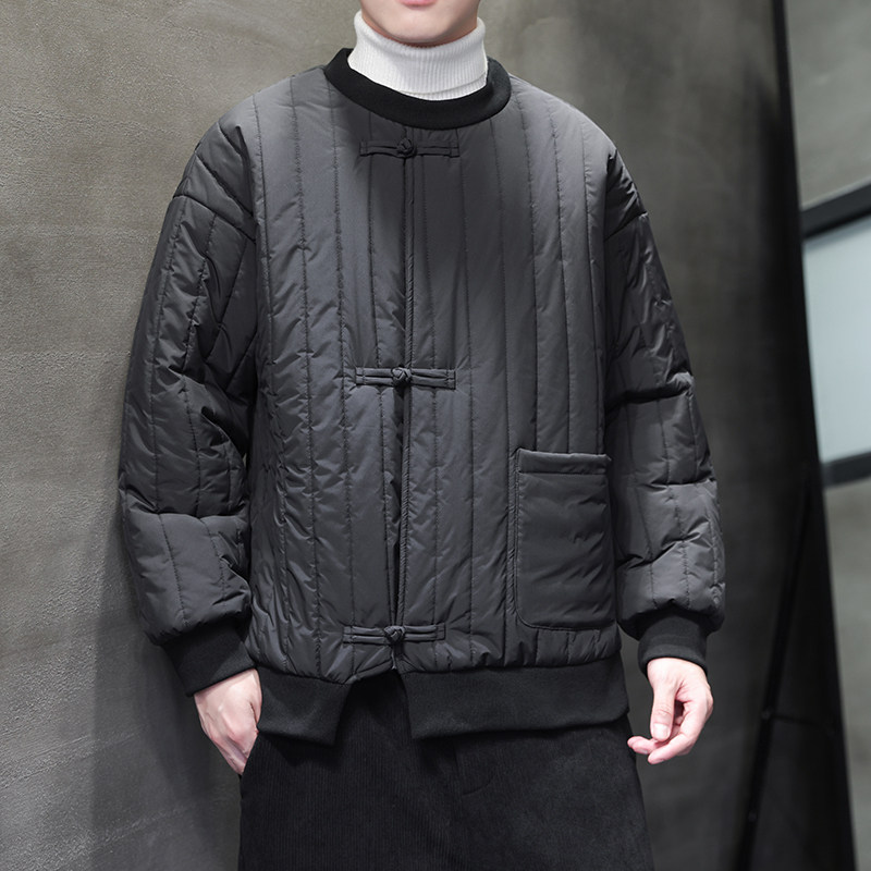 冬季风棉衣唐装加厚套头复古中式棉服外套男A118-MY2306P135,男装棉衣,电商A118