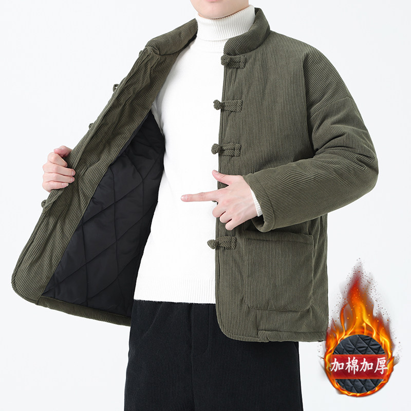 冬季风男装棉衣青年复古唐装加厚上衣MY010-P140,男装棉衣,电商A118