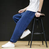 春夏风亚麻休闲裤复古新中式棉麻宽松大码长裤男A118-K302P60，男装休闲裤，电商A118