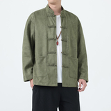 秋冬风唐装汉服复古立领中山装大码夹克外套男A118-A8836P115，男装夹克，电商A118