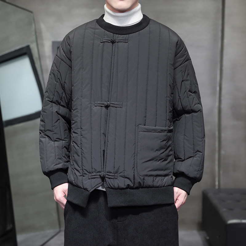 冬季风棉衣唐装加厚套头复古中式棉服外套男A118-MY2306P135，男装棉衣，电商A118