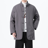 90%白鸭绒冬季风男装唐装复古羽绒服保暖外套A118-YR207P285，男装羽绒服，电商A118