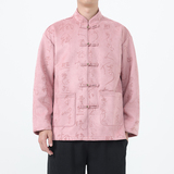 秋冬风男装唐装汉服新中式夹克麂皮绒大码外套A118-A8836P115，男装夹克，电商A118