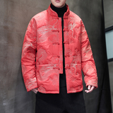 2025冬季风棉衣青年复古刺绣唐装加厚潮流棉服男MY2317-P155，男装棉衣，电商A118